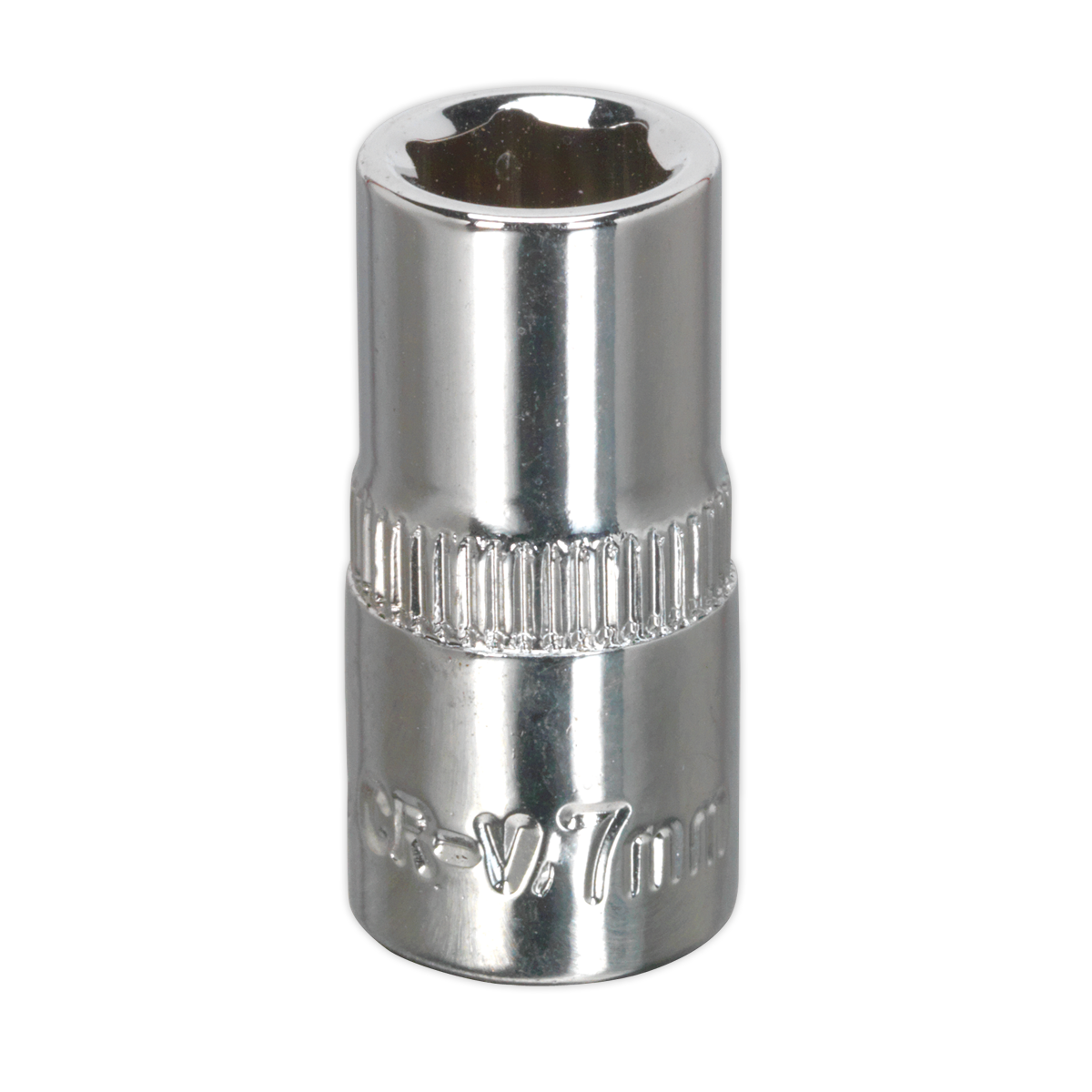 Sealey SP1407 Premier Fully Polished Socket 1/4"Sq Drive 7mm