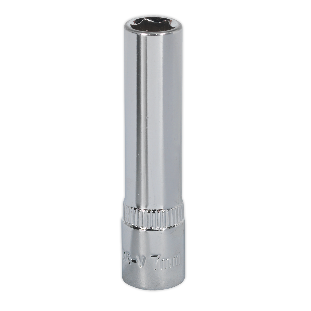 Sealey SP1407D Premier Fully Polished Deep Socket 1/4"Sq Drive 7mm