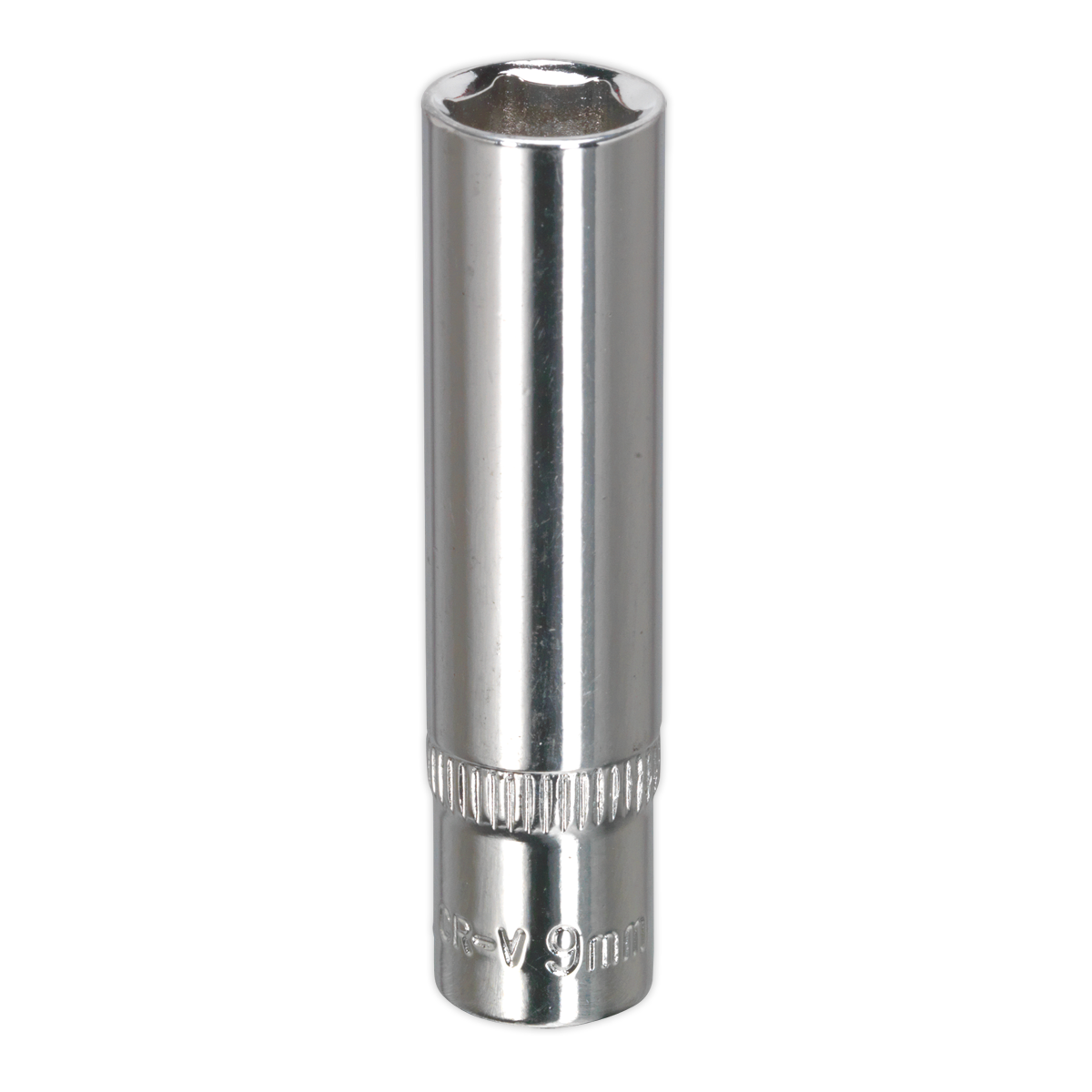 Sealey SP1409D Premier Fully Polished Deep Socket 1/4"Sq Drive 9mm