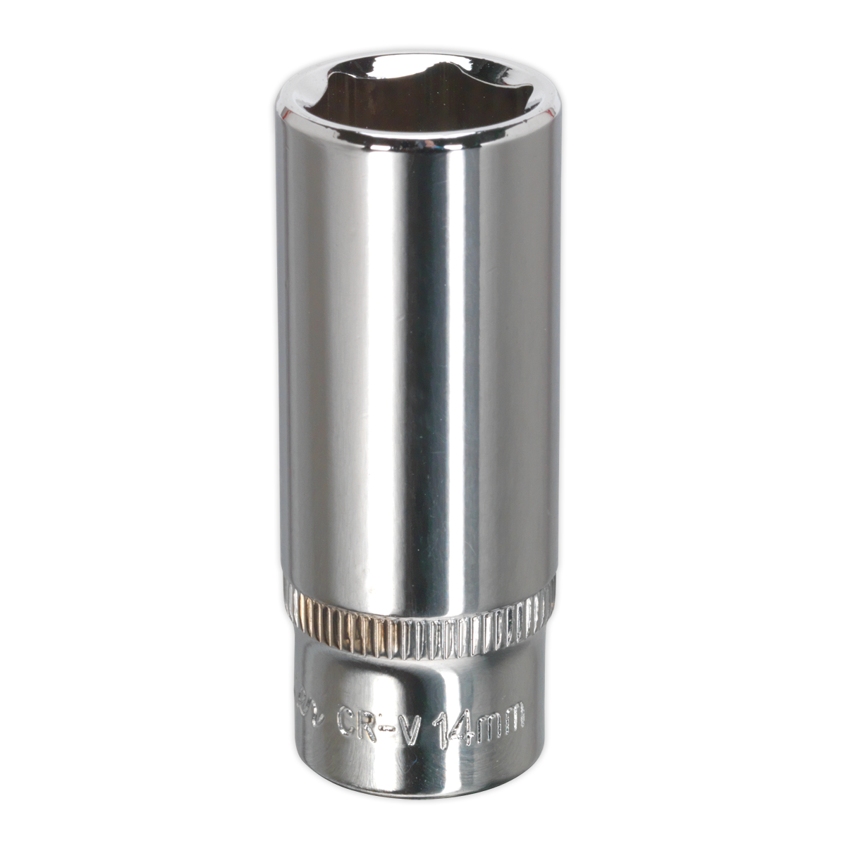 Sealey SP1414D Premier Fully Polished Deep Socket 1/4"Sq Drive 14mm