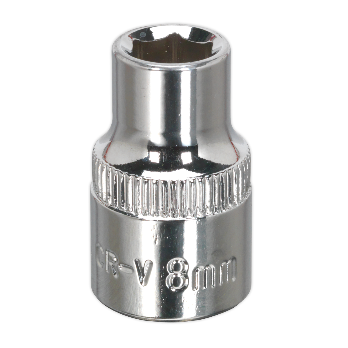Sealey SP3808 Premier Fully Polished Socket 3/8"Sq Drive 8mm