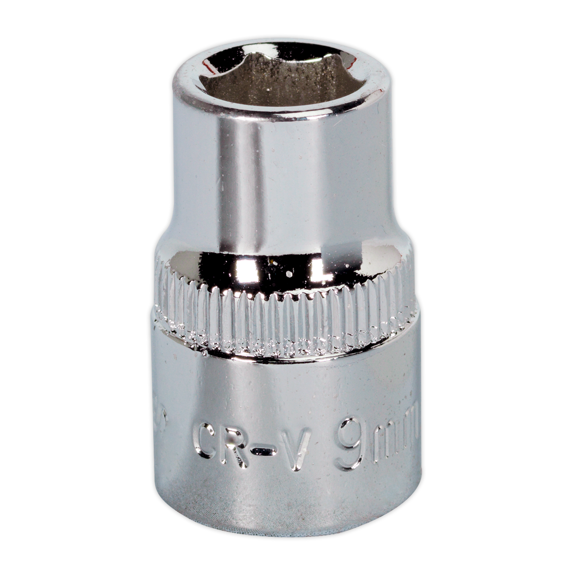 Sealey SP3809 Premier Fully Polished Socket 3/8"Sq Drive 9mm