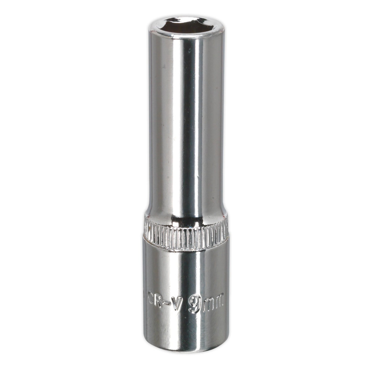 Sealey SP3809D Premier Fully Polished Deep Socket 3/8"Sq Drive 9mm