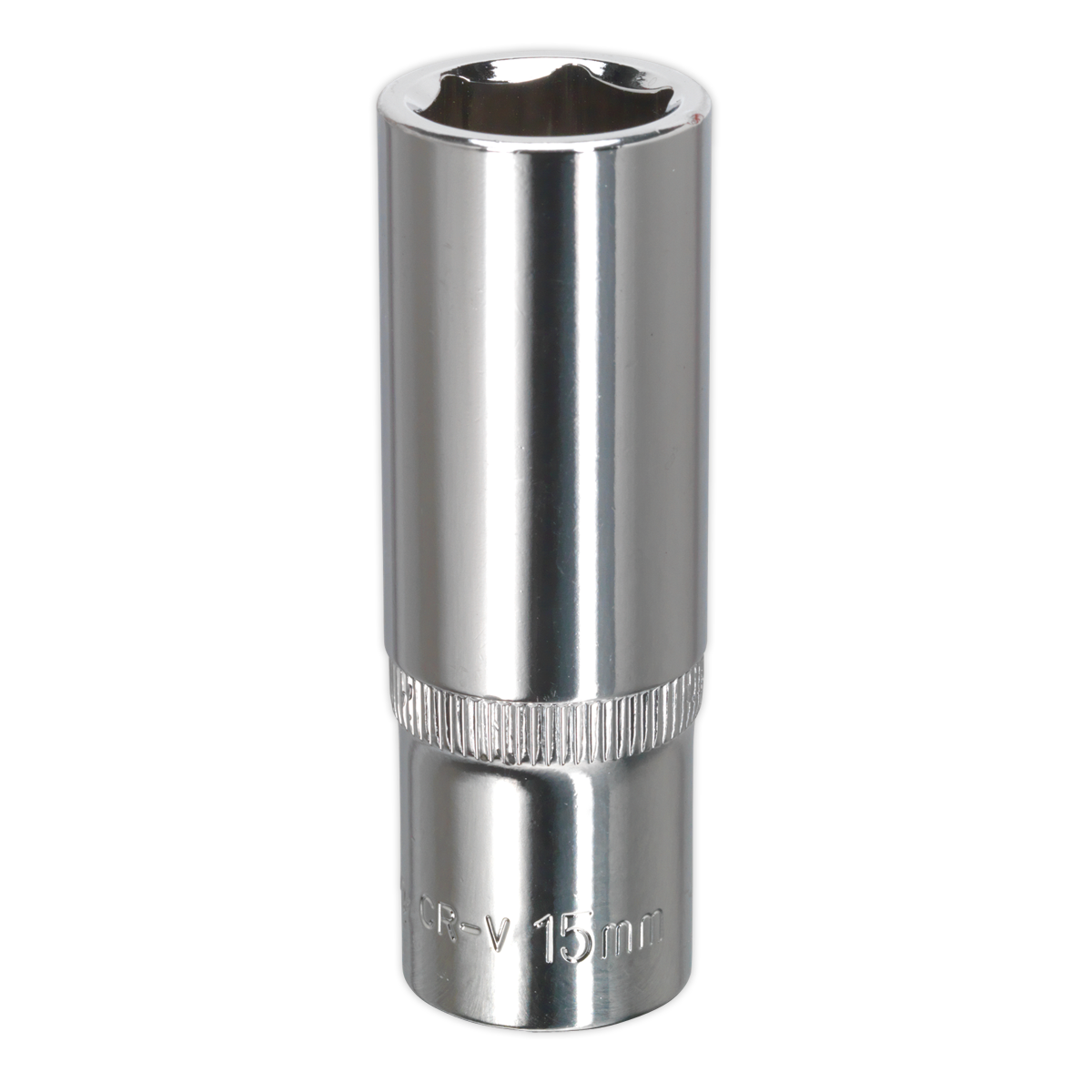 Sealey SP3815D Premier Fully Polished Deep Socket 3/8"Sq Drive 15mm