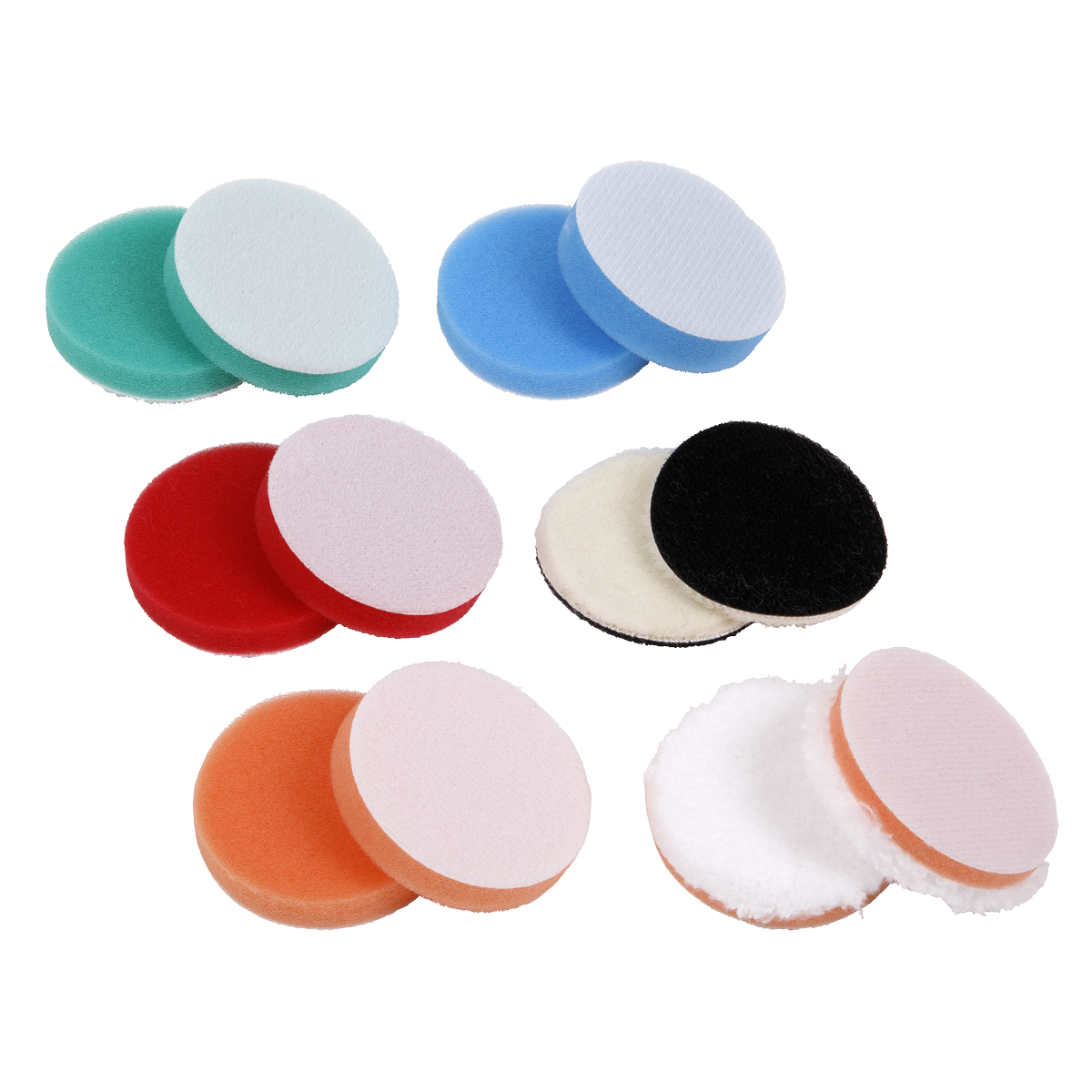 Sealey SPK600ACC2 Polisher Pad Kit 56mm x 10mm