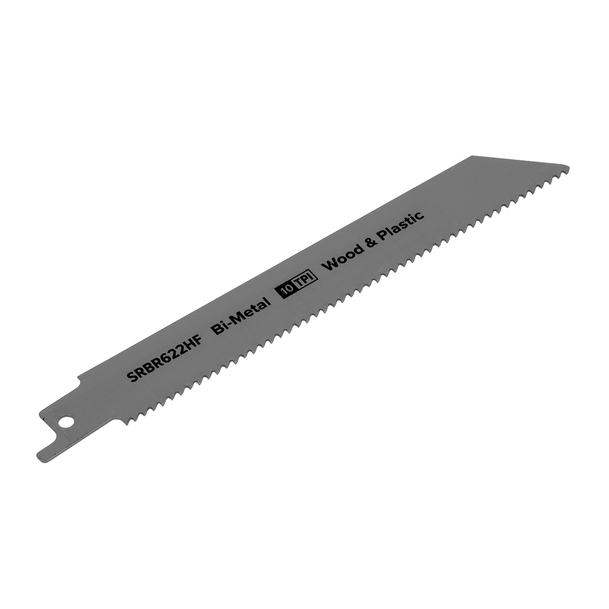 Sealey SRBR622HF Reciprocating Saw Blade for Wood & Plastics 150mm 10tpi - Pack of 5 - additional view 2