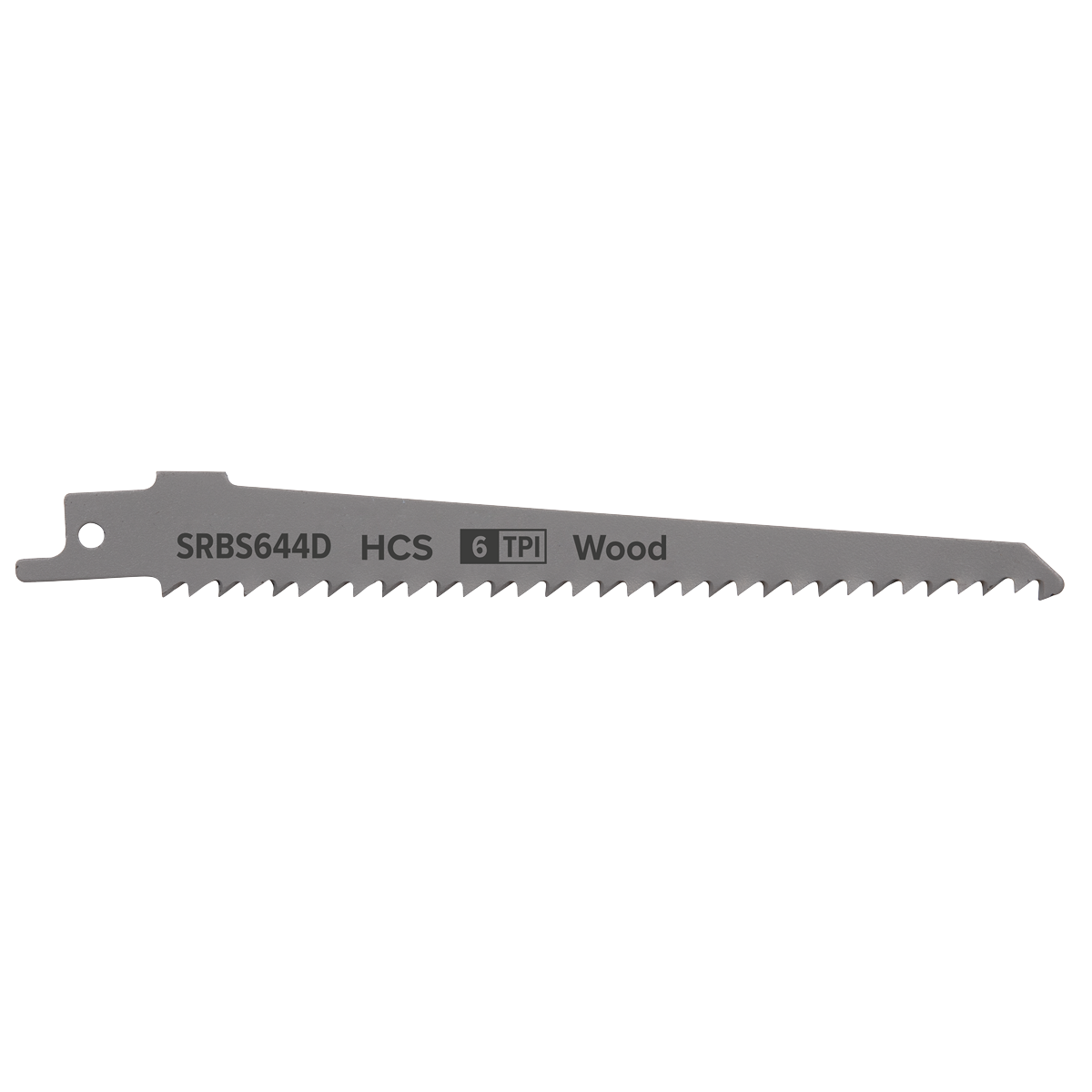 Sealey SRBS644D Reciprocating Saw Blade for Clean Wood 150mm 6tpi - Pack of 5 - additional view 2