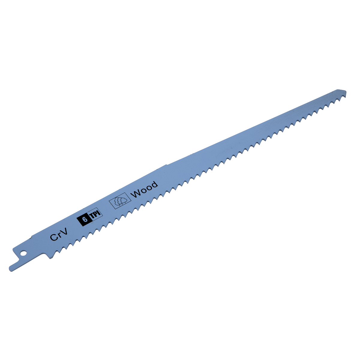 Sealey SRBS911D Reciprocating Saw Blade for Clean Wood 230mm 6tpi - Pack of 5