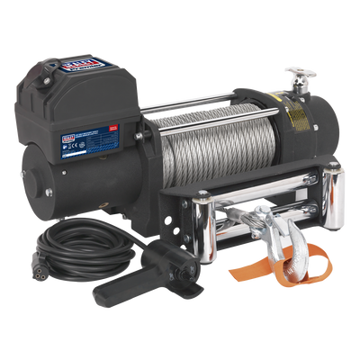 Sealey SRW4300 Self-Recovery Winch 4300kg (9500lb) Line Pull 12V