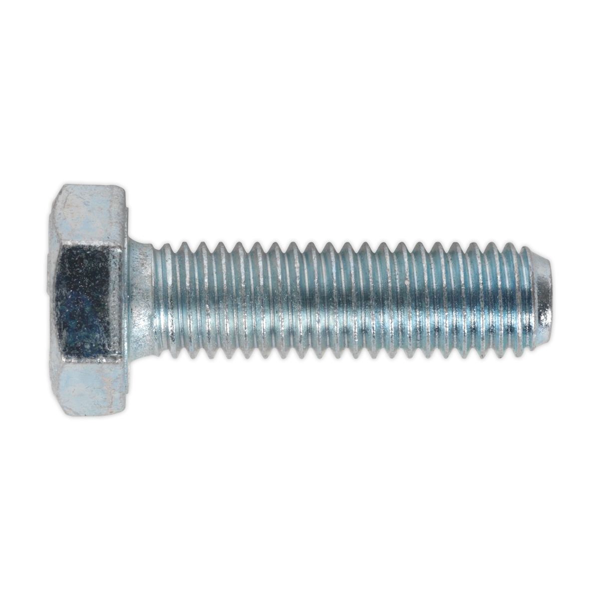 Sealey SS1035 8.8 Zinc Plated HT Setscrew M10 x 35mm, DIN 933 - Pack of 25