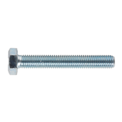 Sealey SS1070 8.8 Zinc Plated HT Setscrew M10 x 70mm, DIN 933 - Pack of 25