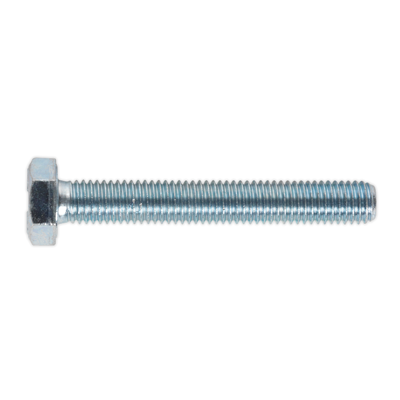Sealey SS1070 8.8 Zinc Plated HT Setscrew M10 x 70mm, DIN 933 - Pack of 25