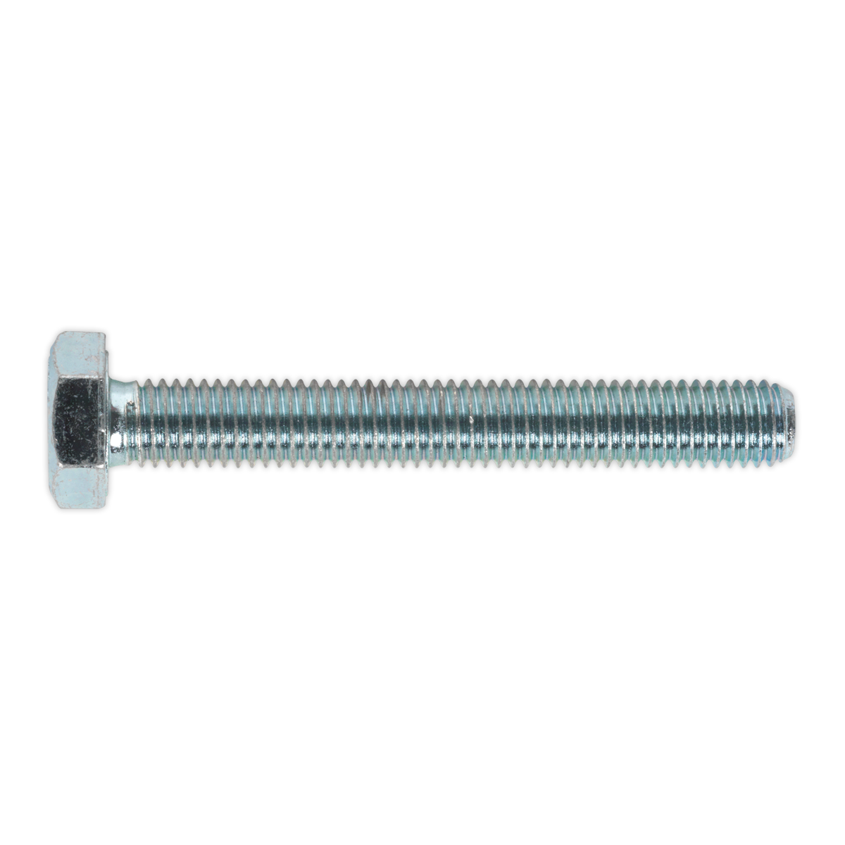Sealey SS1075 8.8 Zinc Plated HT Setscrew M10 x 75mm, DIN 933 - Pack of 25