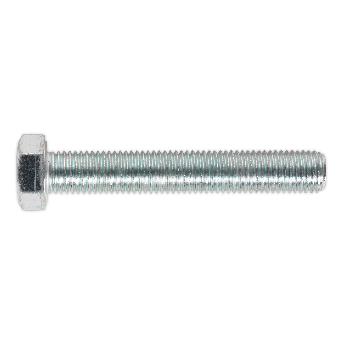 Sealey SS16100 8.8 Zinc Plated HT Setscrew M16 x 100mm, DIN 933 - Pack of 5