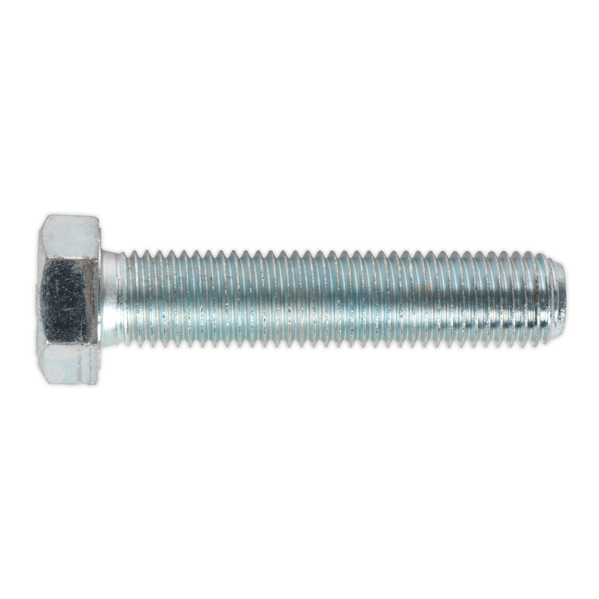 Sealey SS1675 8.8 Zinc Plated HT Setscrew M16 x 75mm, DIN 933 - Pack of 10