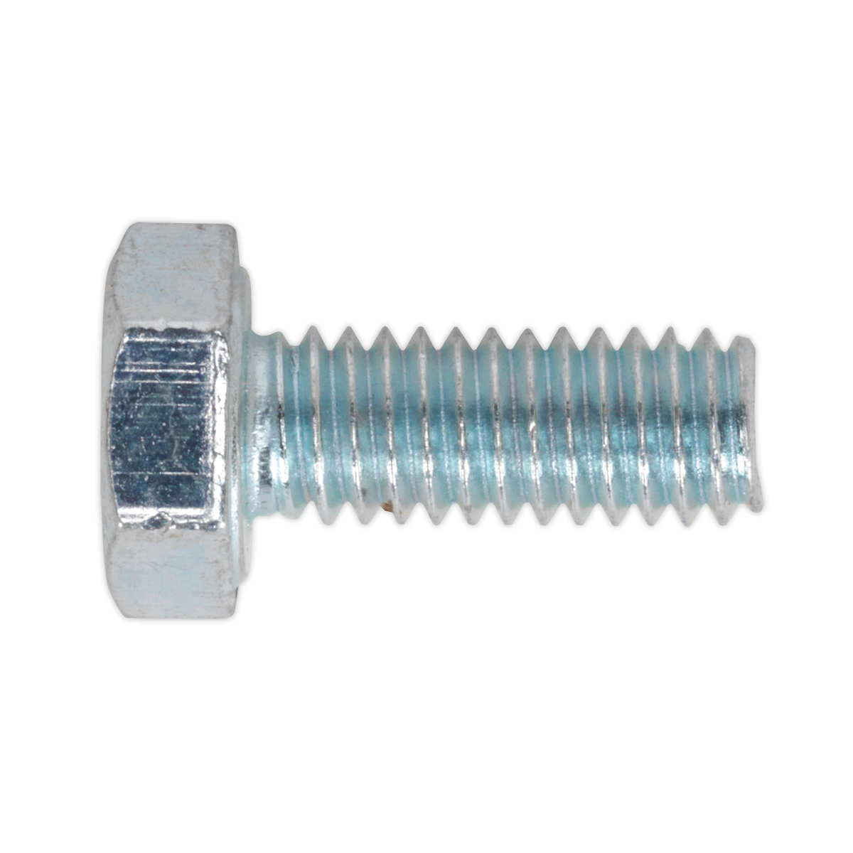 Sealey SS416 8.8 Zinc Plated HT Setscrew M4 x 16mm, DIN 933 - Pack of 50