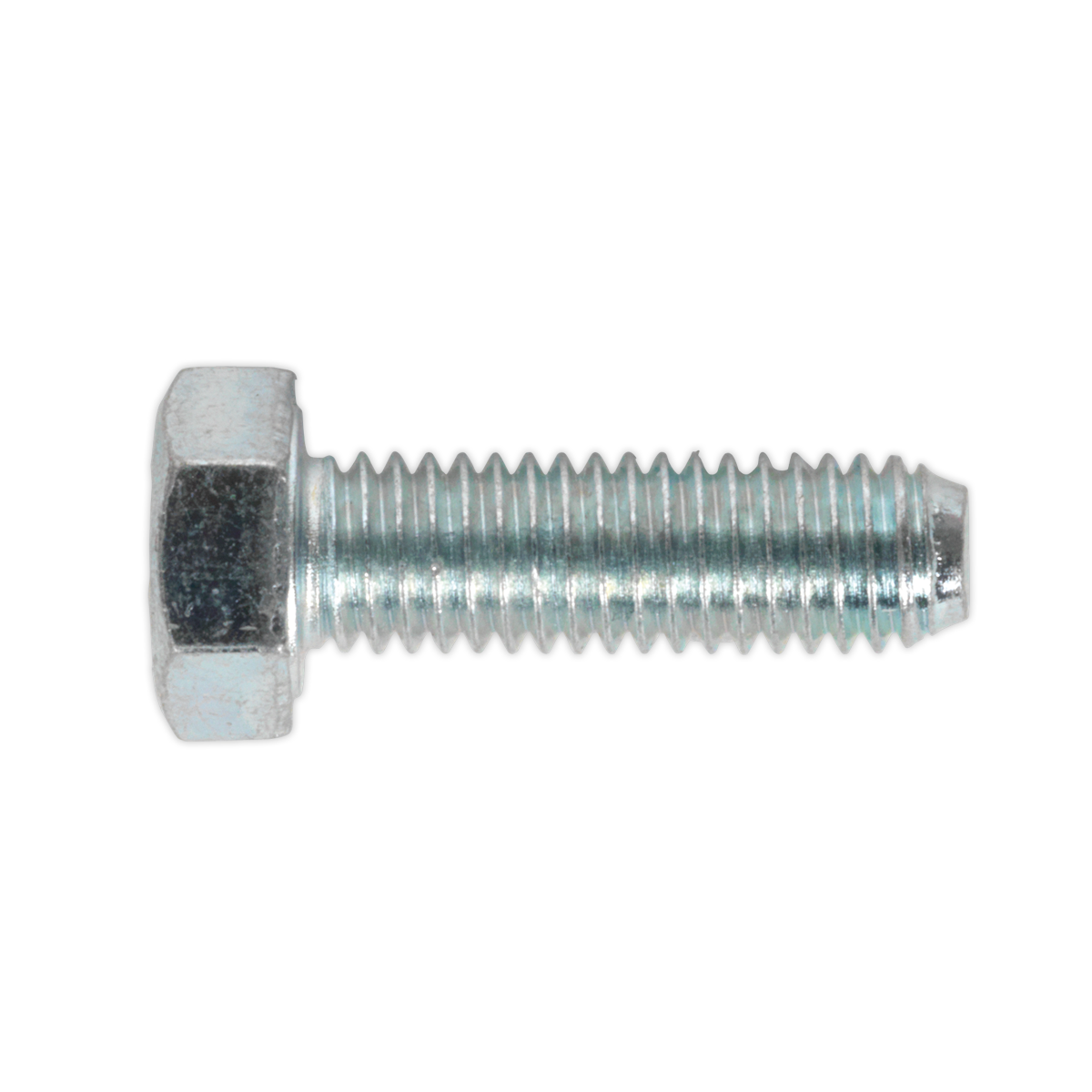 Sealey SS516 8.8 Zinc Plated HT Setscrew M5 x 16mm, DIN 933 - Pack of 50