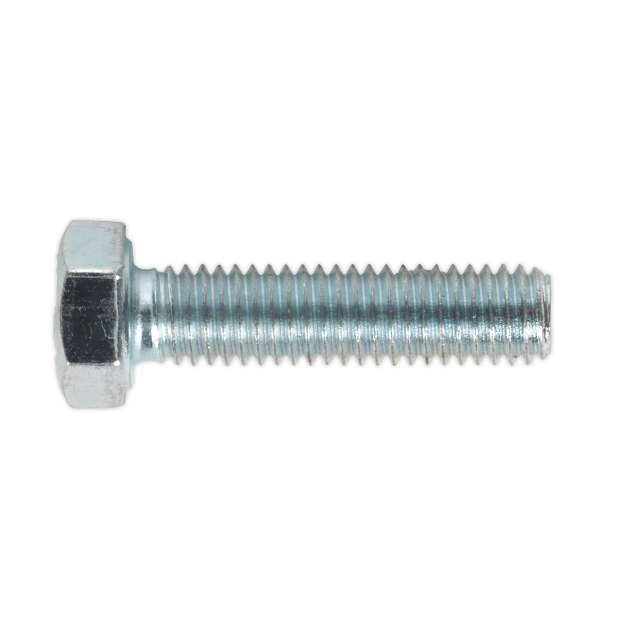Sealey SS520 8.8 Zinc Plated HT Setscrew M5 x 20mm, DIN 933 - Pack of 50