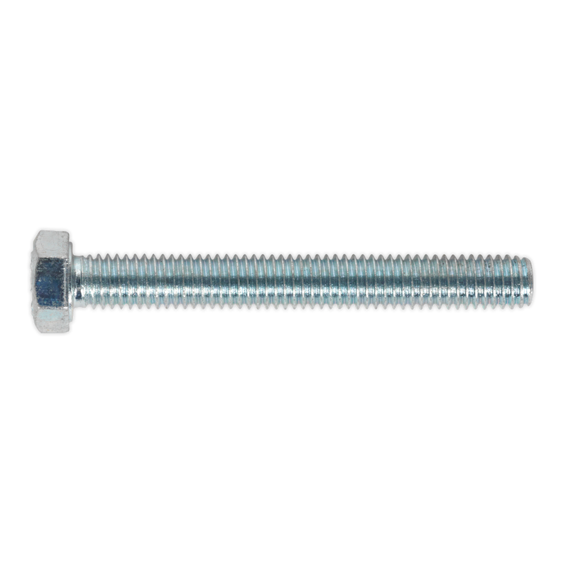 Sealey SS540 8.8 Zinc Plated HT Setscrew M5 x 40mm, DIN 933 - Pack of 50