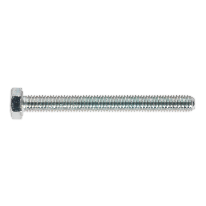 Sealey SS550 8.8 Zinc Plated HT Setscrew M5 x 50mm, DIN 933 - Pack of 50