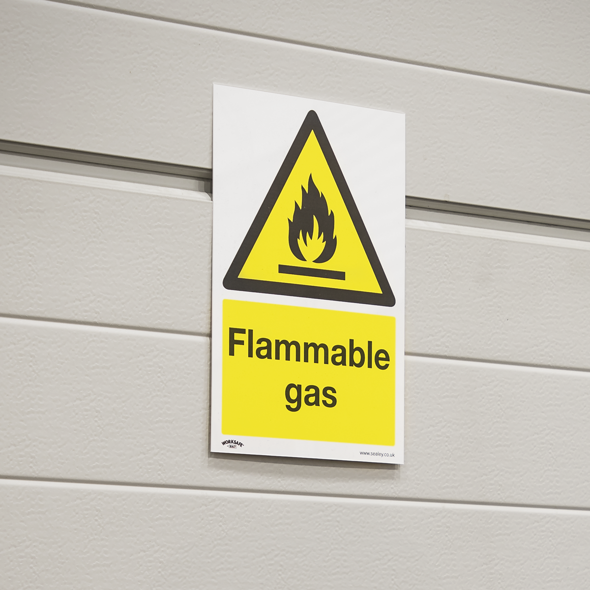 Sealey SS59P1 Worksafe® Flammable Gas Safety Sign - Rigid Plastic - additional view 7