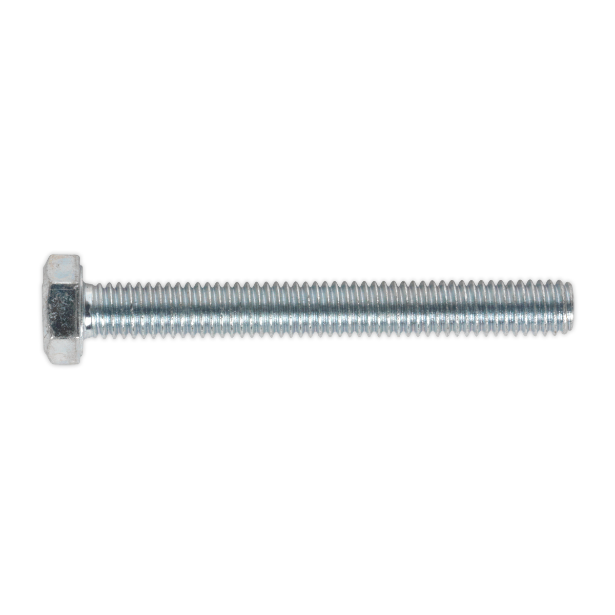 Sealey SS650 8.8 Zinc Plated HT Setscrew M6 x 50mm, DIN 933 - Pack of 50