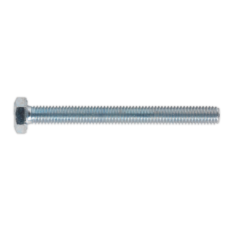 Sealey SS660 8.8 Zinc Plated HT Setscrew M6 x 60mm, DIN 933 - Pack of 50