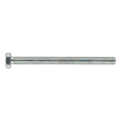 Sealey SS675 8.8 Zinc Plated HT Setscrew M6 x 75mm, DIN 933 - Pack of 50