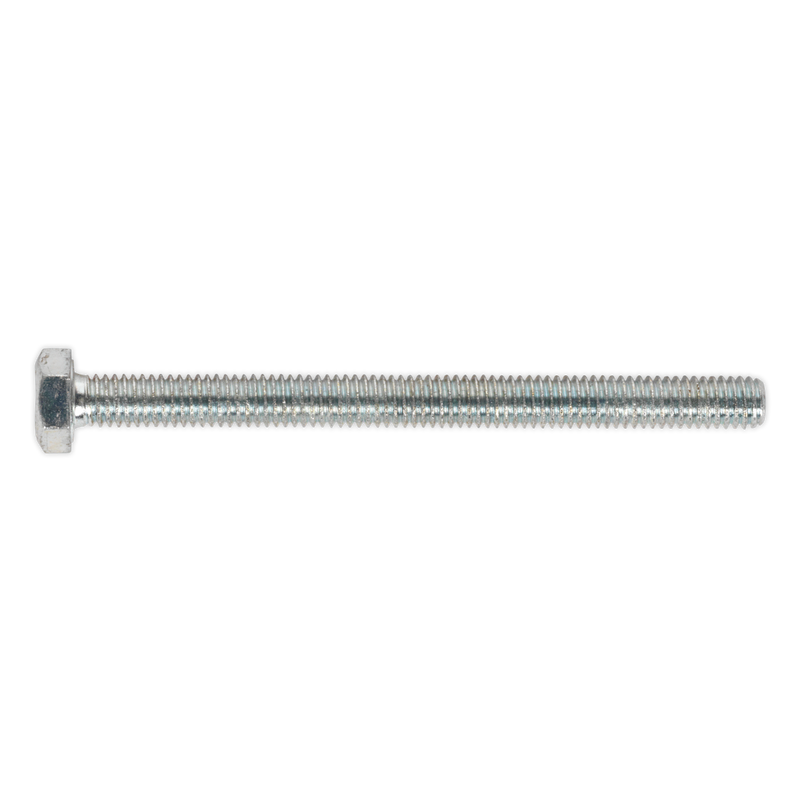 Sealey SS675 8.8 Zinc Plated HT Setscrew M6 x 75mm, DIN 933 - Pack of 50