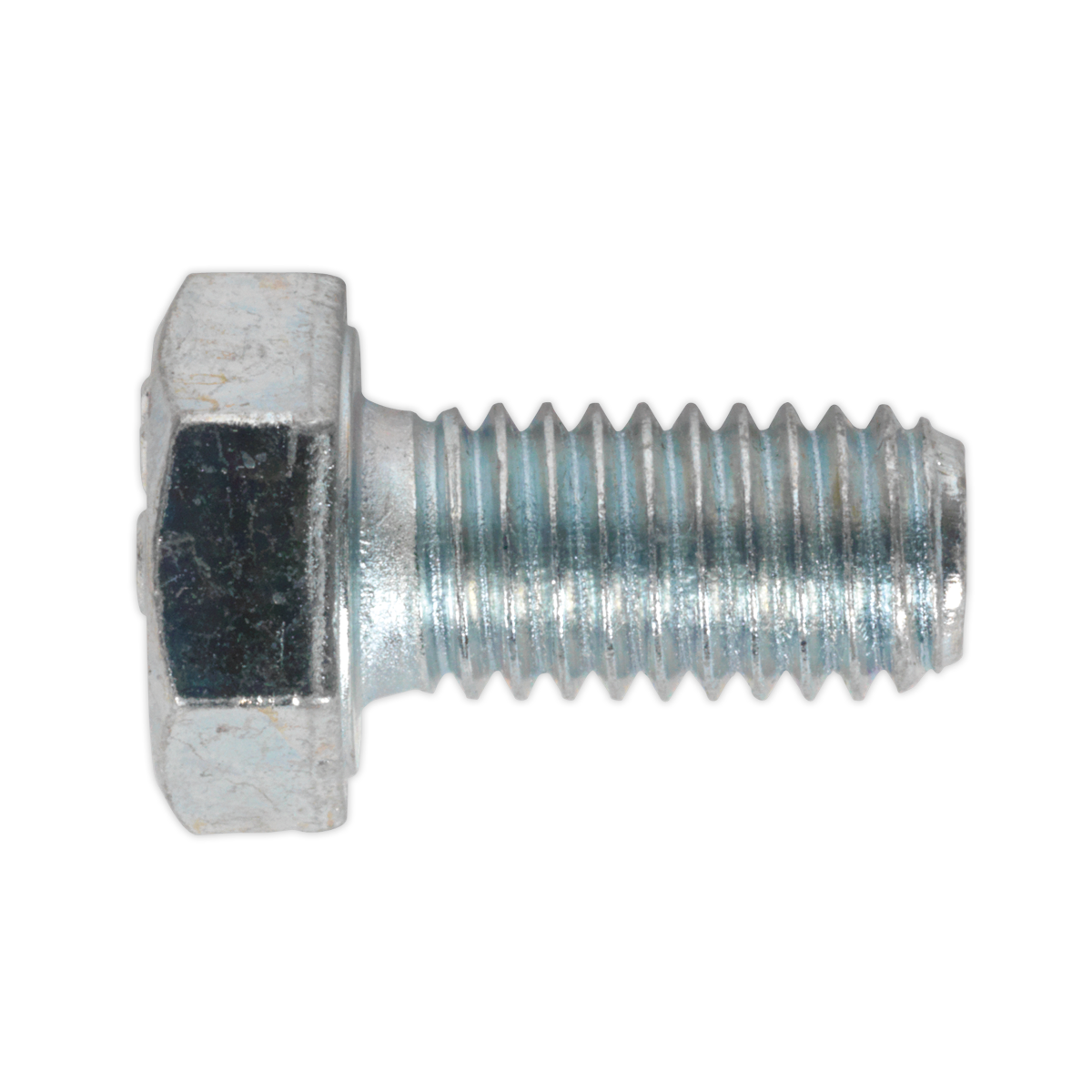 Sealey SS816 8.8 Zinc Plated HT Setscrew M8 x 16mm, DIN 933 - Pack of 50