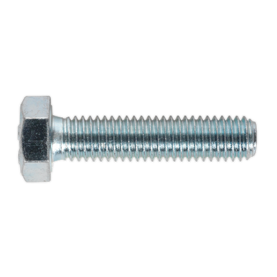 Sealey SS835 8.8 Zinc Plated HT Setscrew M8 x 35mm, DIN 933 - Pack of 50