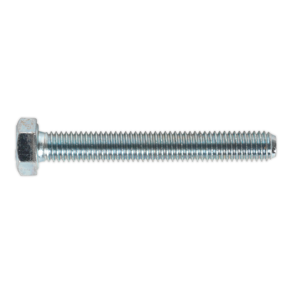 Sealey SS860 8.8 Zinc Plated HT Setscrew M8 x 60mm, DIN 933 - Pack of 50