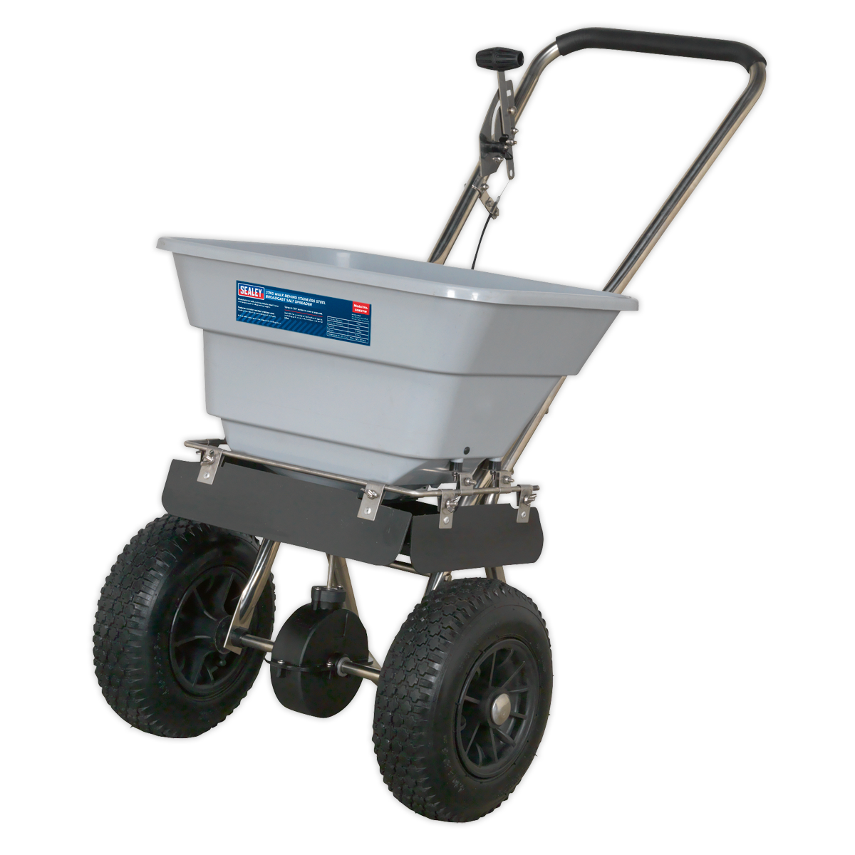 Sealey SSB37W Stainless Steel Broadcast Salt Spreader 37kg Walk Behind
