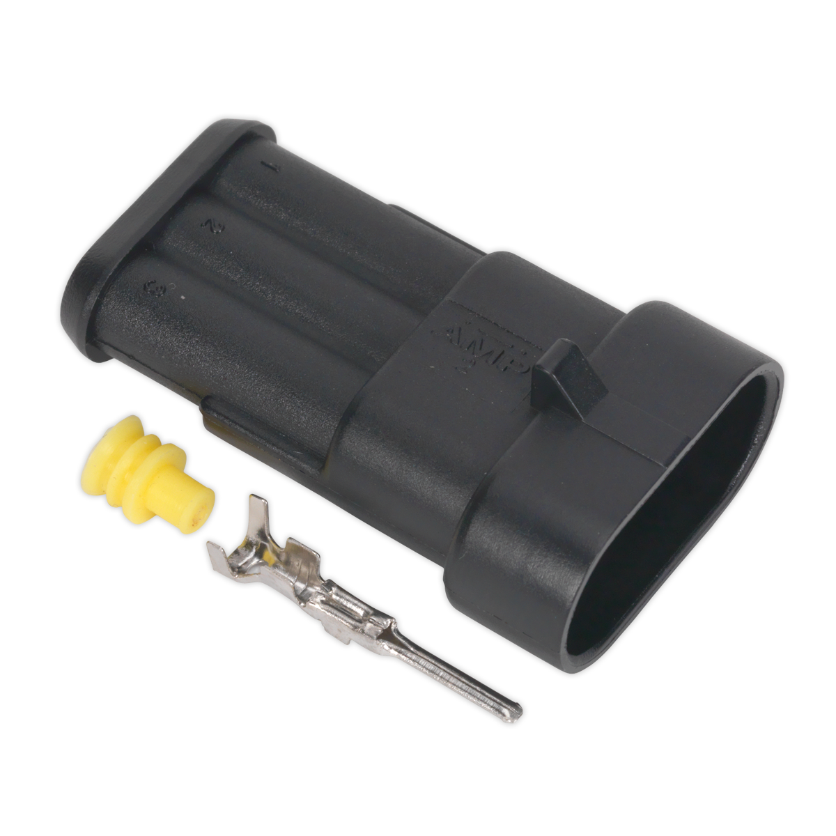Sealey SSC3M 3-Way Superseal Male Connector - Pack of 5