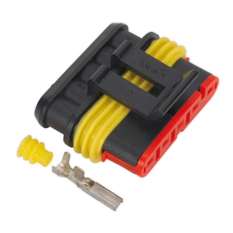 Sealey SSC5F 5-Way Superseal Female Connector - Pack of 3