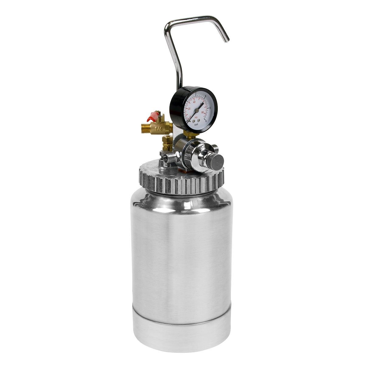 Sealey SSG1P Pressure Pot System with Spray Gun & Hoses 1.8mm Set-Up - additional view 5