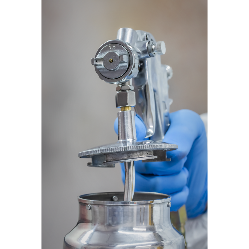 Sealey SSG2 General-Purpose Suction Feed Spray Gun 1.5mm Set-Up - additional view 5