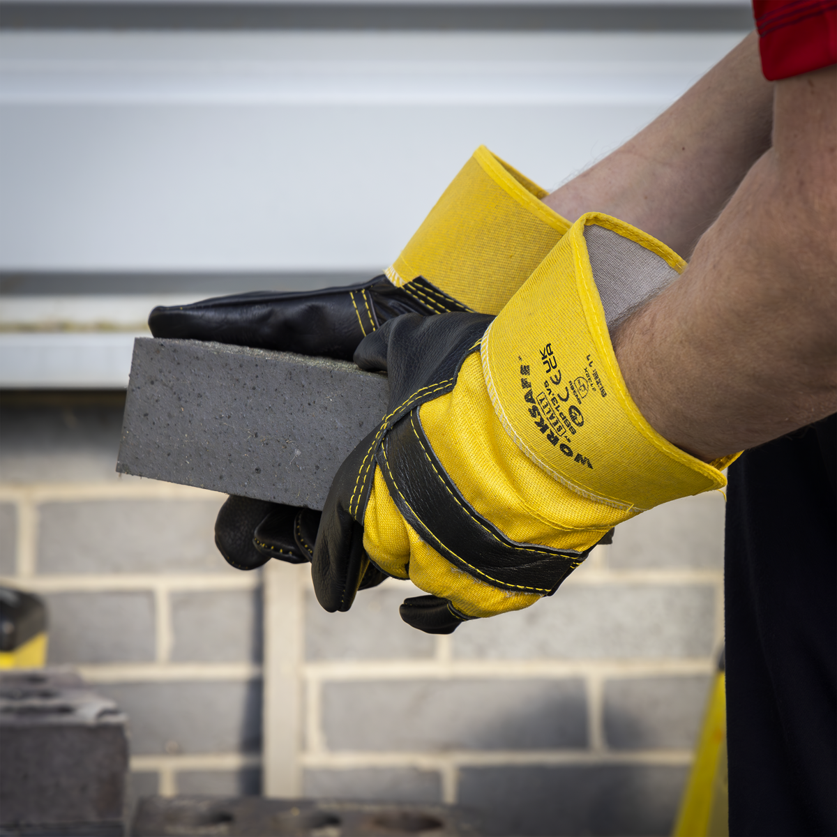 Sealey SSP13/6 Worksafe® Rigger's Gloves with Hide Palm - Pack of 6 Pairs - additional view 6