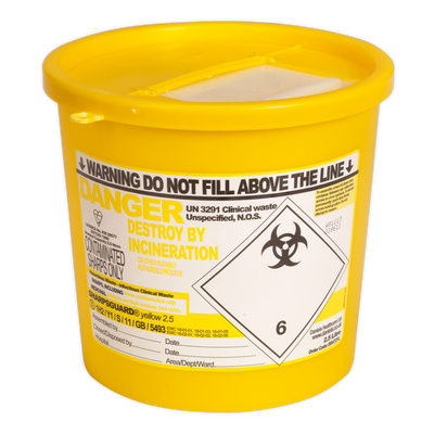 Sealey SSP250 Sharps Bin 2.5L