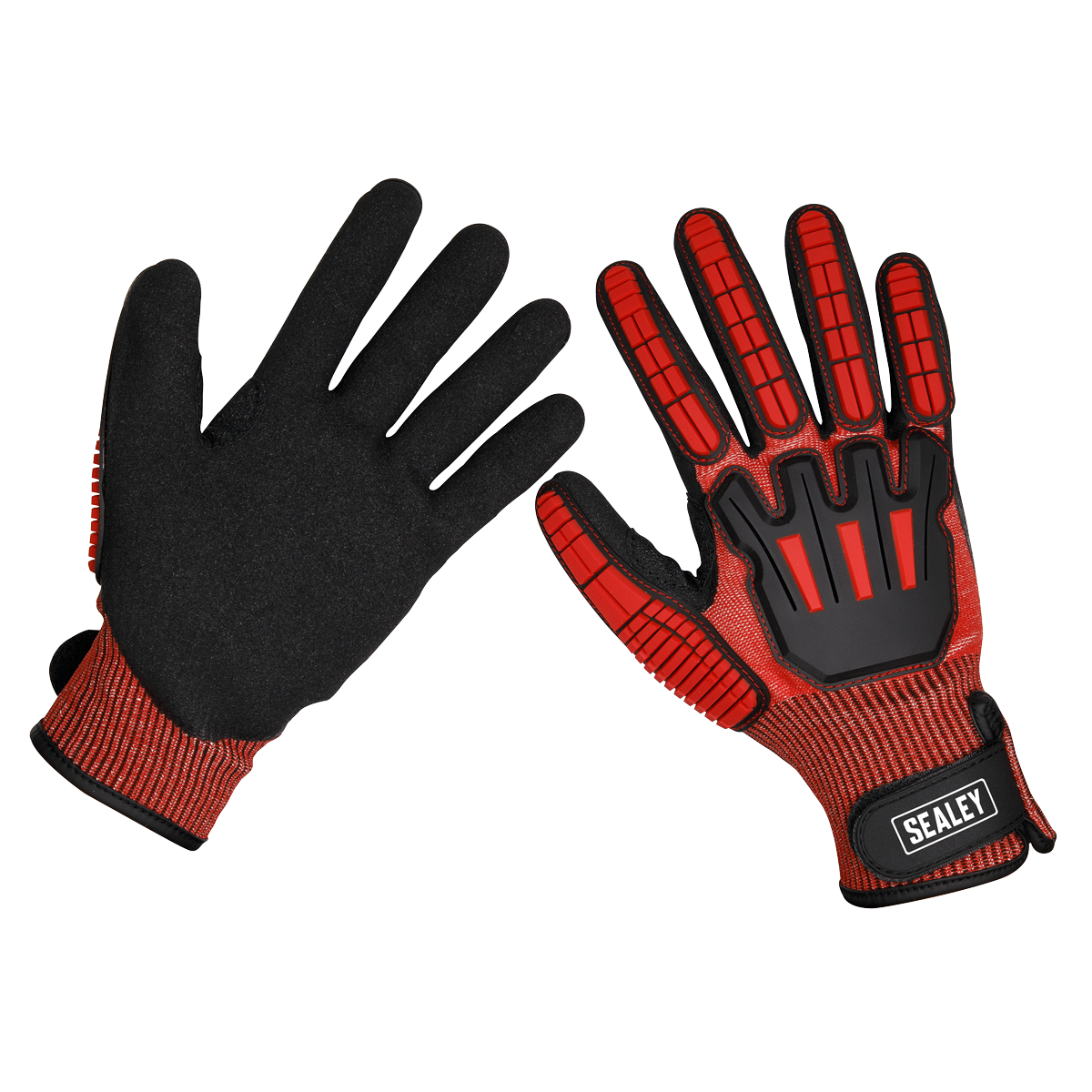 Sealey SSP38L Cut & Impact Resistant Gloves, Large - Pair