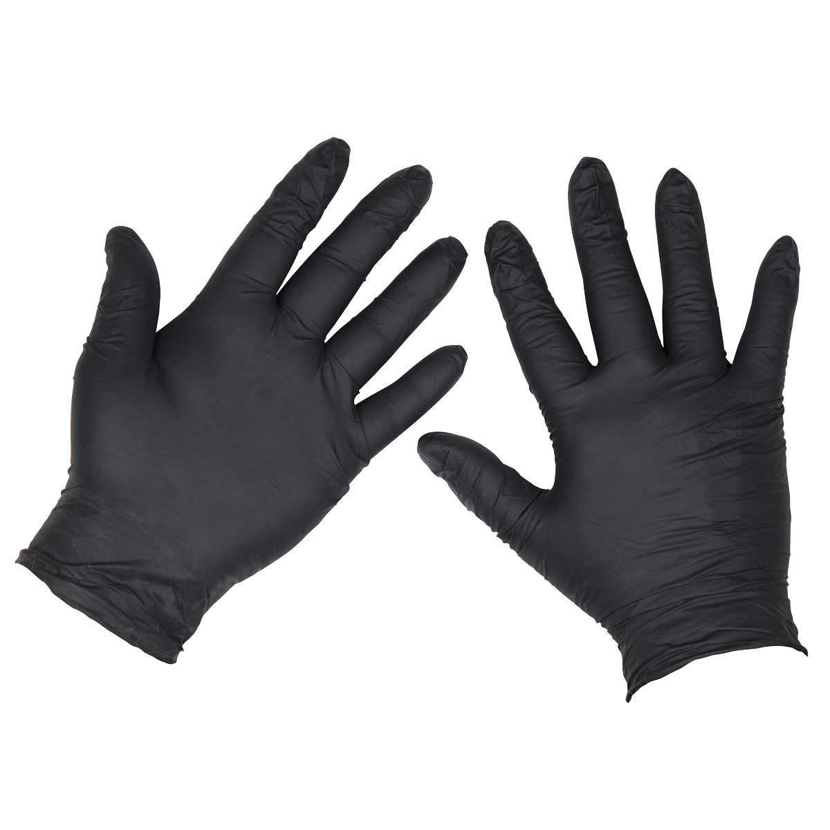 Sealey SSP60XL Extra-Thick Powder-Free Disposable Nitrile Gloves, X-Large - Pack of 100