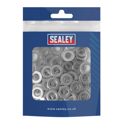 Sealey SSW8 Flat Washer Stainless Steel M8, DIN 125 - Pack of 100