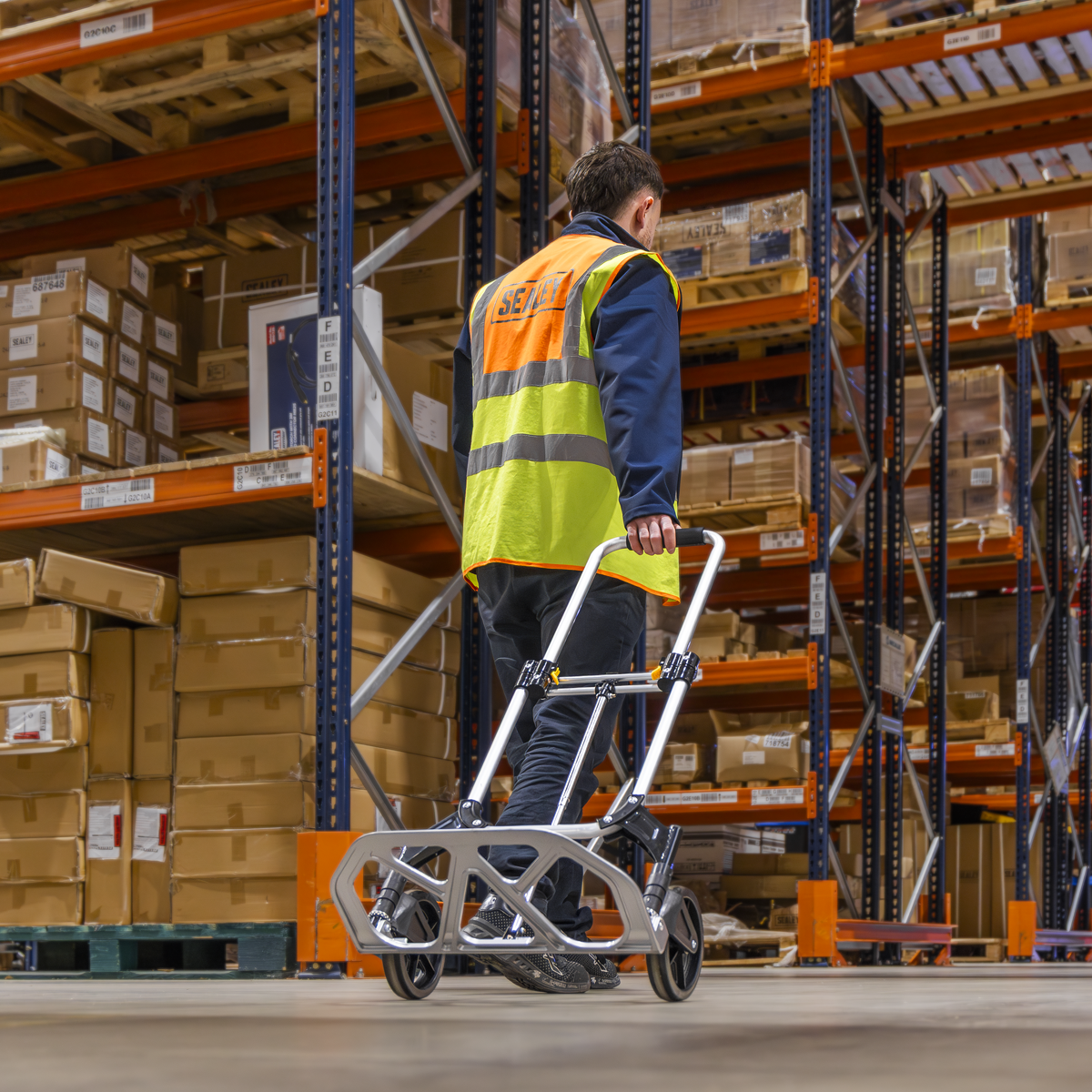 Sealey ST33 Aluminium Folding Sack Truck 70kg Capacity - additional view 9