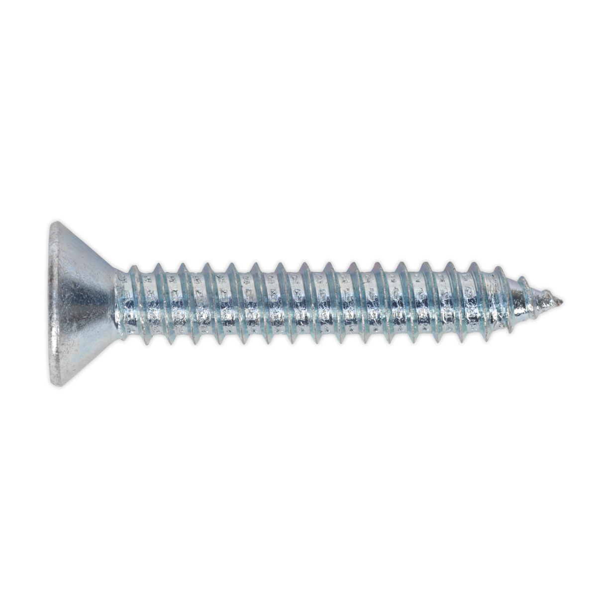 Sealey ST6338 Self-Tapping Countersunk Pozi Screw 6.3 x 38mm, DIN 7982 - Pack of 100