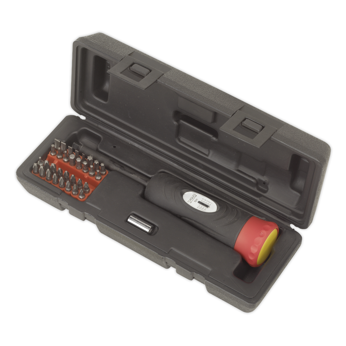 Sealey STS100 Premier Digital Torque Screwdriver Set 1/4"Sq Drive 2-10Nm 34pc - additional view 3