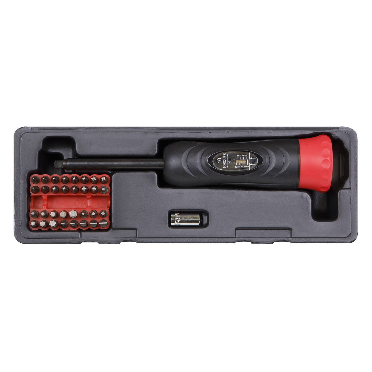 Sealey STS100 Premier Digital Torque Screwdriver Set 1/4"Sq Drive 2-10Nm 34pc - additional view 4