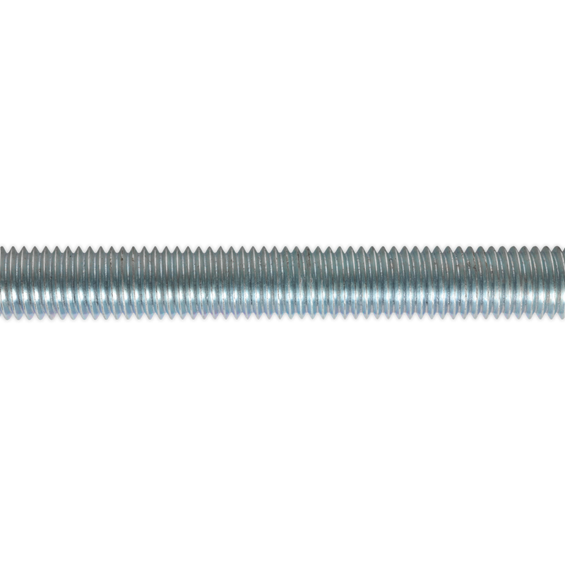 Sealey STUD12 Zinc Plated Threaded Rod M12 x 1m - Pack of 5