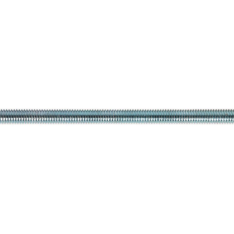 Sealey STUD6 Zinc Plated Threaded Rod M6 x 1m - Pack of 5