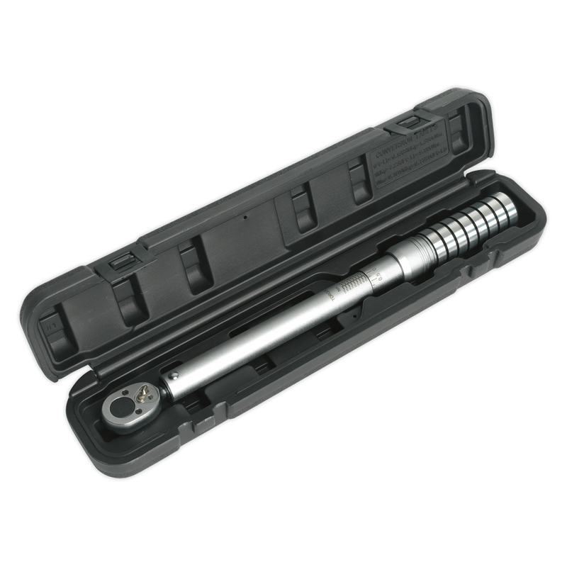 Sealey STW703 Premier Calibrated Micrometer Style Torque Wrench1/2"Sq Drive 40-200Nm - additional view 3