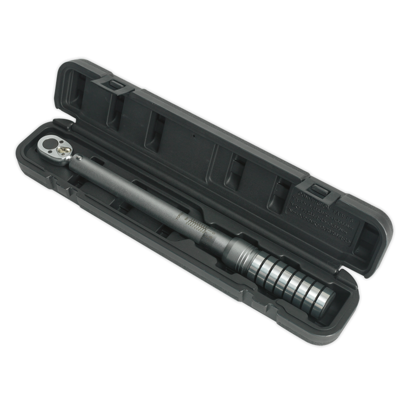 Sealey STW703 Premier Calibrated Micrometer Style Torque Wrench1/2"Sq Drive 40-200Nm - additional view 4